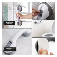 RYBIU IMPORT - Agarre con Hebilla de Seguridad en Blanco Y+Regalo Agendita