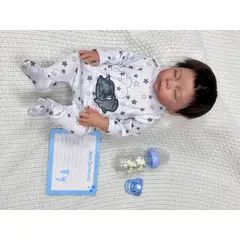 JK - Muñeca Bebe Realista Noha 50 CM