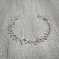 ANADE HANDMADE - TIARA TOCADO ACCESORIO PARA NOVIA