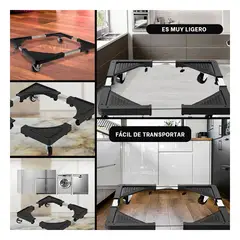 GENERICO - Soporte Minimalista de Cocina Negro Y+Gift Stickers