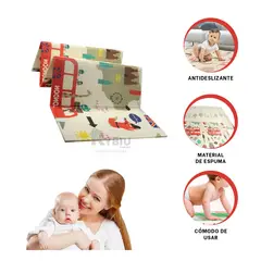 GENERICO - Tapete para Juegos en Multicolor Y+Regalo Ligas para Peinar