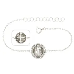 GENERICO - Pulsera Medalla de San Benito - Musas Vanidosas