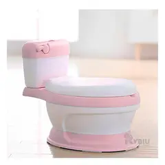 GENERICO - Bacin Portatil de Color Rosado Y+Regalo Stickers