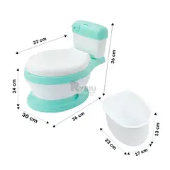 GENERICO - Asiento Ideal y Espacioso en Verde Y+Ligas de Regalo