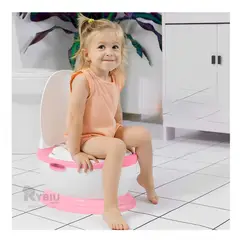 GENERICO - Inodoro Infantil de Color Rosado