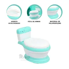 GENERICO - Asiento con Alta Calidad Color Verde Y+Banderitas Adhesivas