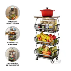 RYBIU IMPORT - Organizador Duradero en Negro Y+Regalo Ligas para Peinar