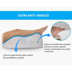 GENERICO - COJIN ANTI-VARICES DESCANSO DE PIERNAS