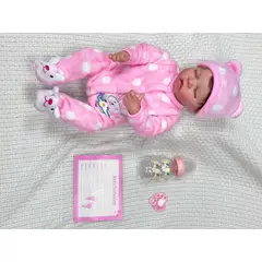JK - Muñeca Bebe Real Emma 50 CM