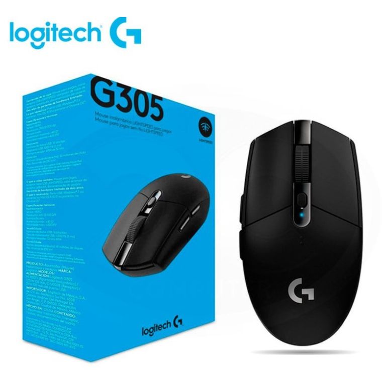 Mouse Inalámbrico G305 Ligthspeed-Color Negro