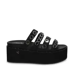 GOTTA - Sandalia Plataforma Negra Mujer 1566C
