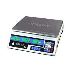 OPALUX - Balanza Digital Recargable 40Kg OP-209C