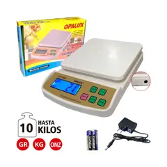 OPALUX - Balanza Digital Gramera 10Kg OP-1904