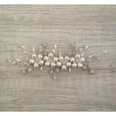 ANADE HANDMADE - TOCADO. TIARA, ACCESORIO , ACCESORIO PARA NOVIA