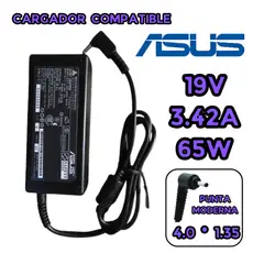 GENERICO - CARGADOR PARA LAPTOP ASUS 19V 3.42A 65W PUNTA 4.0*1.35