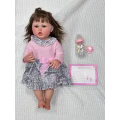 JK - Muñeca Bebe Real Laura 50 CM