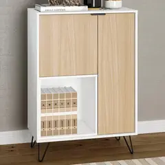 TU MESITA - Aparador Moderno Luana color BlancoDuna 2 puertas