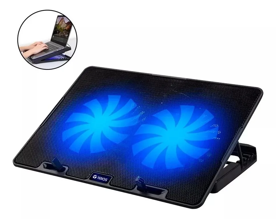 Cooler Para Laptop Hasta 15.6 Color Negro