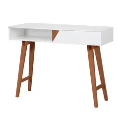 TU MESITA - Consola de Entrada Atlantis 1 cajón color BlancoMarrón