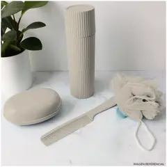INSPIRA - Juego de baño jabonera porta cepillo peine portatil