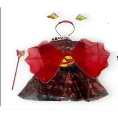 GENERICO - DISFRAZ  HALLOWEEN PARA NIÑA SPIDERMAN