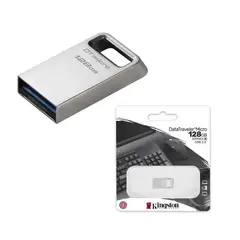 KINGSTON - Memoria Usb 128gb - 3.2 De Metal 200mbs - Original