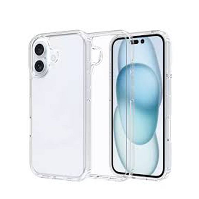 FUNDA TRANSPARENTE PARA IPHONE 16 CASE RESISTENTE ANTICAIDA