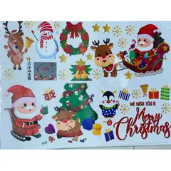 GENERICO - PEGATINA NAVIDEÑA - DECORA TUS VENTANAS