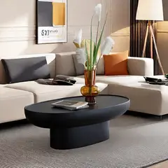 GENERICO - Mesa de Centro Abad Black de Madera Pandora Home