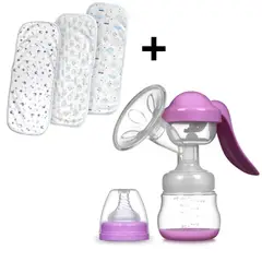 GENERICO - EXTRACTORA DE LECHE + PACK DE 3 BABITAS HOMBRERAS