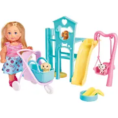 EVI LOVE - Juguete Muñeca Parque para Perritos + Accesorios