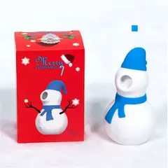 GENERICO - Succionador en Forma de Muñeco de Nieve en Color Azul