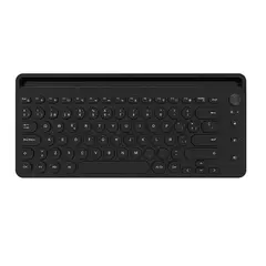 TEROS - Teclado Inalámbrico Bt 3.0 + 5.2 Recargable 80 Teclado Negro