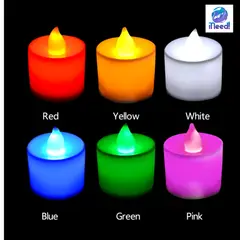 GENERICO - Velas Led de colores
