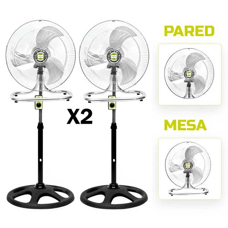 Ventilador BK-8218VI Pedestal 3 en 1 De 18" 2 Uni. por Caja