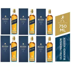 JOHNNIE WALKER - Whisky Blue Label 750ml - 6 UND