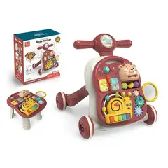 GENERICO - Andador 3 en 1 Con Sonido Y Luces Color Rojo