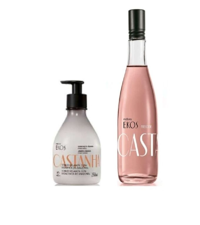 Colonia 150ml Ekos castaña y jabon liq para manos