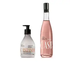 NATURA - Colonia 150ml Ekos castaña y jabon liq para manos