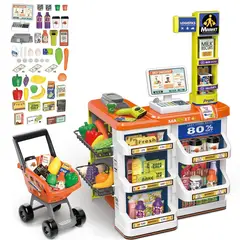 GENERICO - Juego de supermercado para niños con Sonido y Luces