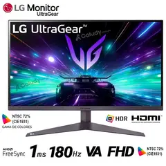 LG - Monitor Gamer UltraGear 27GS50F-B 27 VA FHD 180Hz 1ms FreeSync