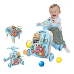 GENERICO - Andador 6 en 1 Con Luces Y Sonido Color Azul