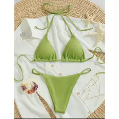 GENERICO - CONJUNTO BIKINI SEXY CON COPA Y FORRO