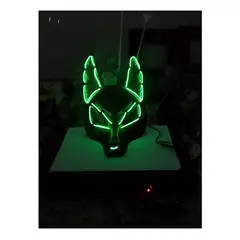 GENERICO - MASCARA LUMINOSA LED DE ZORRO