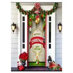 GENERICO - Funda Para Puerta tendencia navidad