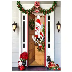 GENERICO - Funda Para Puerta tendencia navidad