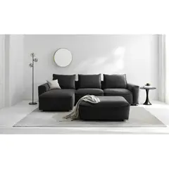 GENERICO - Seccional Izquierdo Esquinero Praga - Gris Oscuro