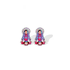 SANTORAL - Aretes Virgen de Guadalupe - Resina