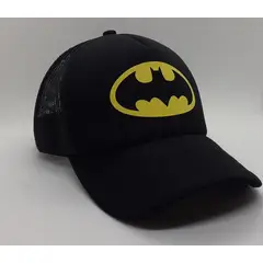 GENERICO - GORRA TRUCKER LOGO BATMAN NEGRO