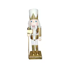 GENERICO - CASCANUECES SOLDADO DECORATIVO NAVIDEÑO 25 CM